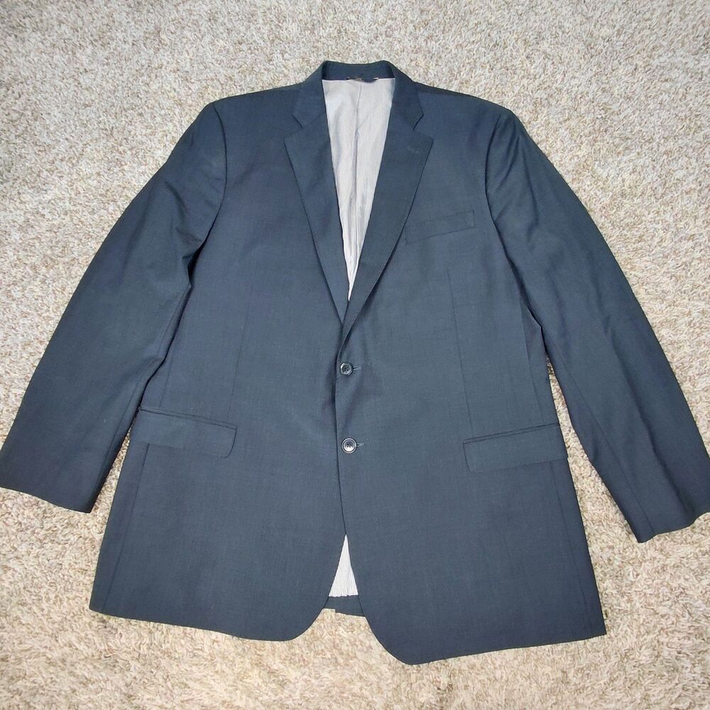 Brooks Brothers Blazer Mens 48L Navy Blue Fitzgerald Explorer Wool Sport Jacket